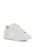 Philipp Plein Phantom Kick$ Logo-Embossed Low-Top — White — Size US M 3.5 - US W 5 — Side View