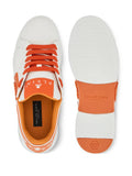 Philipp Plein Phantom Kick$ Logo-Plaque Low-Top — White — Size US M 3.5 - US W 5 — Top View