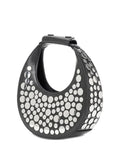 Staud Goodnight Moon Studded Shoulder Bag — Same as shown — Size One Size — Front View