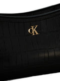 Calvin Klein Small Embossed Logo Shoulder Bag — Same as shown — Size One Size — Top View