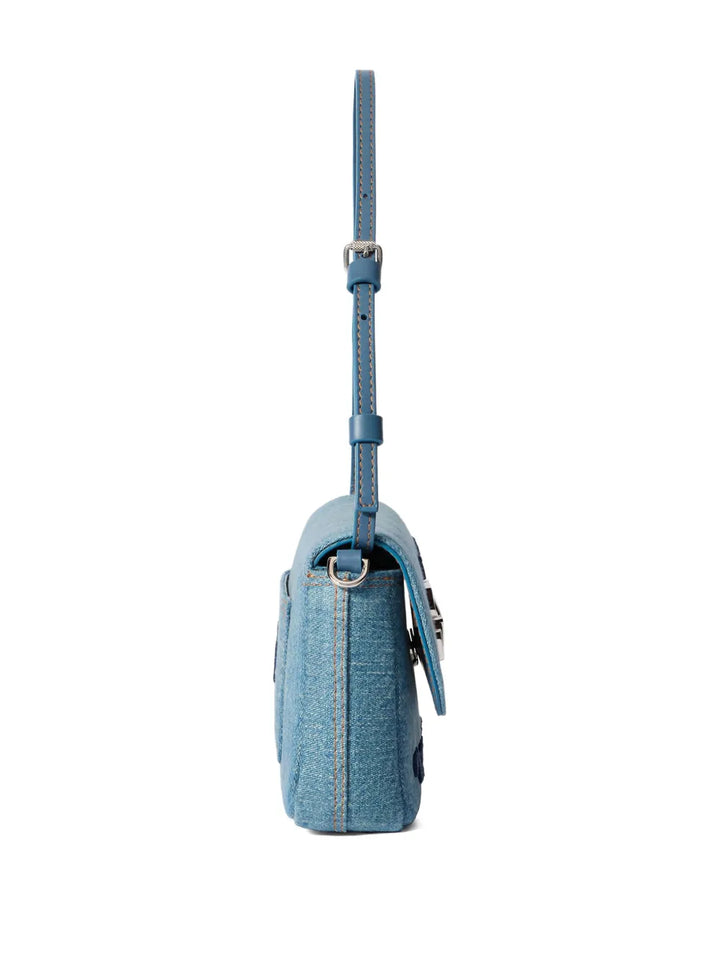 Off White Jitney 07 Denim Arrow Bag — Same as shown — Size One Size — Top View