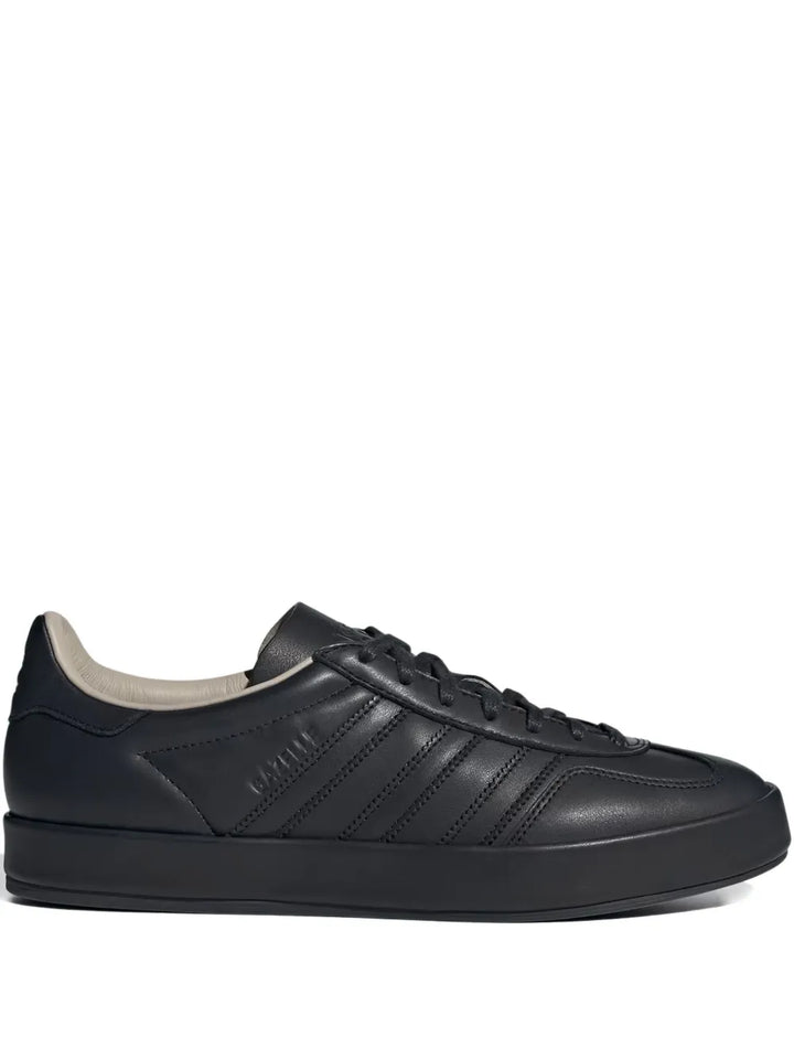 adidas Gazelle Indoor Sneakers — Black — Size US M 3.5 - US W 5 — Front View