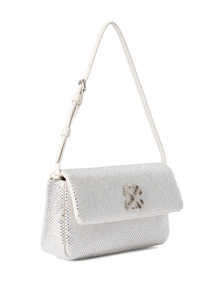 Off White Jitney Shoulder 07 Strass Shoulder Bag — Same as shown — Size One Size — Back View