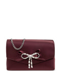 Jimmy Choo Mini Bow Detail Shoulder Bag — Same as shown — Size One Size — Front View