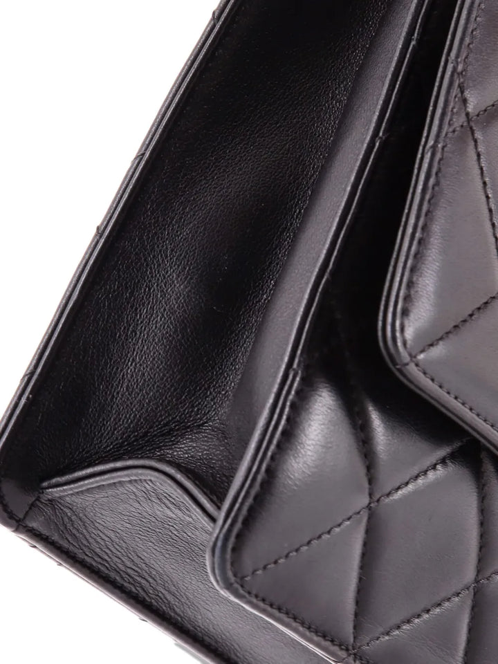 Chanel Pre Owned Golden Class Flap Bag Quilted Lambskin Large Shoulder Bag — Same as shown — Size One Size — Detail View