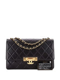Chanel Pre Owned Golden Class Flap Bag Quilted Lambskin Large Shoulder Bag — Same as shown — Size One Size — Back View