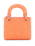 Christian Dior Pre Owned Ultra Matte Lady Dior Chain Bag Cannage Quilt Calfskin Mini Shoulder Bag — Same as shown — Size One Size — Side View