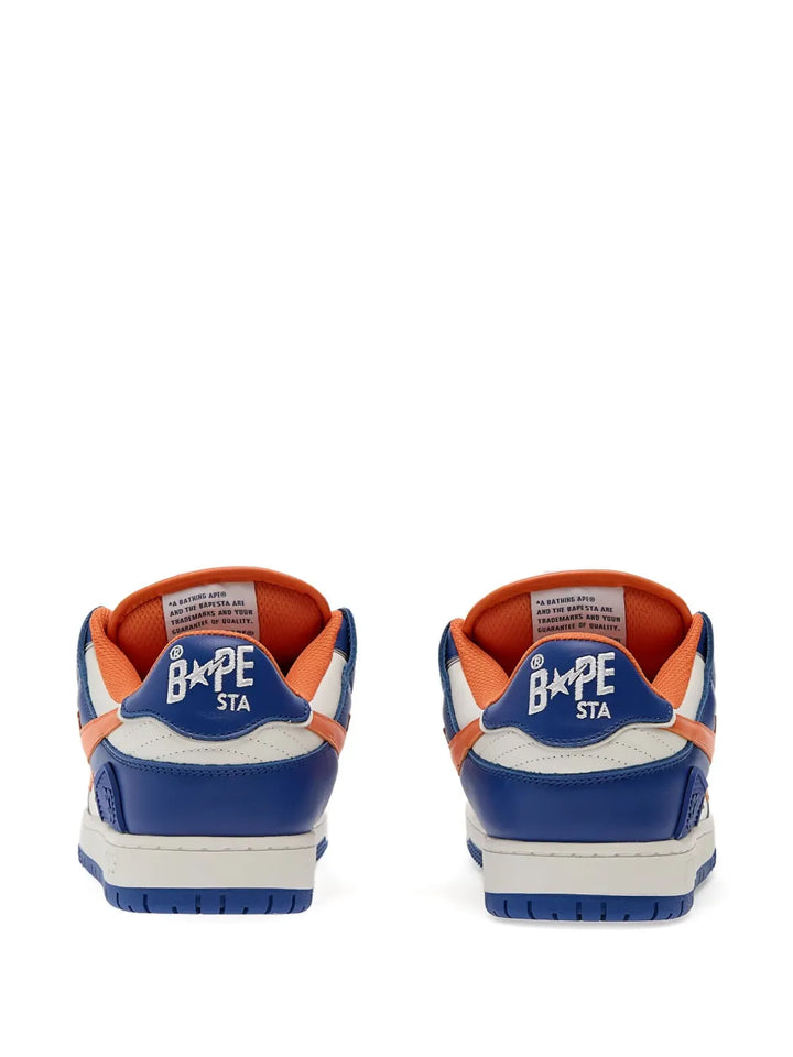 A Bathing Ape?Sk8 Sta 1 M2 Sneakers — Blue — Size US M 3.5 - US W 5 — Back View