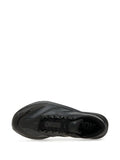 adidas Adizero Boston 13 Striped Sneakers — Black — Size US M 3.5 - US W 5 — Top View
