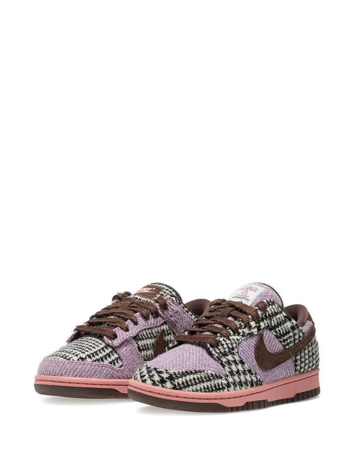 Nike X Harris Tweed Dunk Low — Purple — Size US M 3.5 - US W 5 — Side View