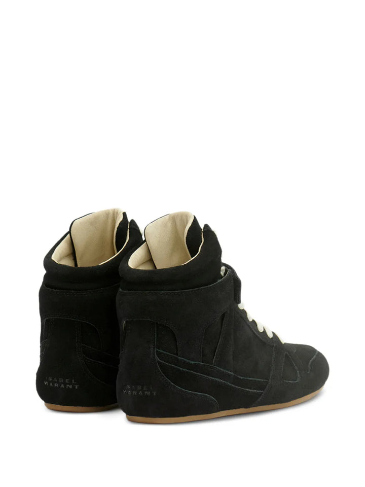 ISABEL MARANT Senny High Leather — Black — Size US M 3.5 - US W 5 — Back View