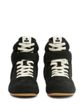 ISABEL MARANT Senny High Leather — Black — Size US M 3.5 - US W 5 — Top View