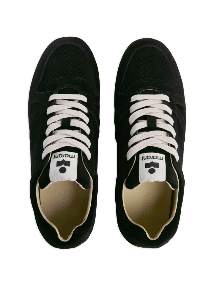 ISABEL MARANT Low Leather — Black — Size US M 3.5 - US W 5 — Top View