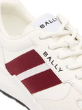 Bally Sylen Ribbon Logo — White — Size US M 3.5 - US W 5 — Top View