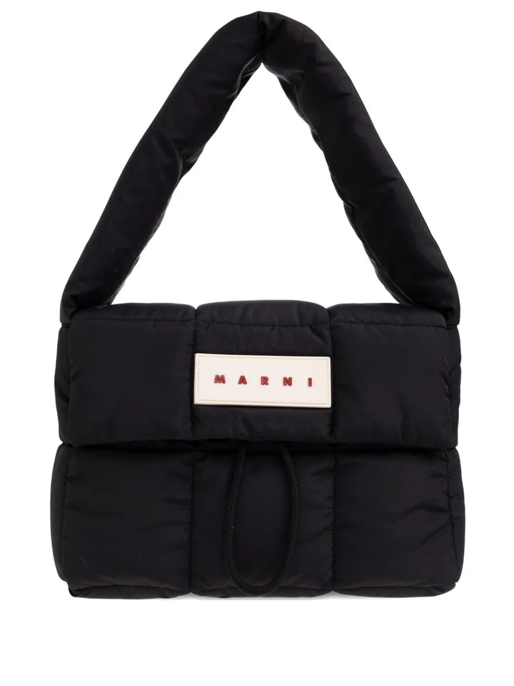 Marni Logo Patch Shoulder Bag — Same as shown — Size One Size — Front View