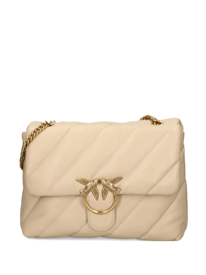 Pinko Medium Love Puff Chain Strap Shoulder Bag — Same as shown — Size One Size — Front View
