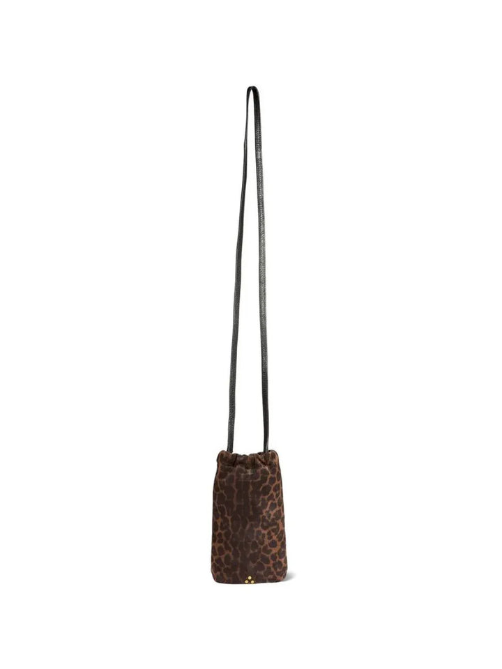 Jerome Dreyfuss Gordi Leopard Print Shoulder Bag — Same as shown — Size One Size — Front View