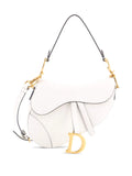 Christian Dior Pre Owned Saddle Handbag With Strap Leather Medium Shoulder Bag — Same as shown — Size One Size — Front View