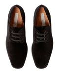 Stella McCartney 55Mm Elyse Velvet Platform Lace-Up — Black — Size US M 3.5 - US W 5 — Top View