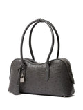 Stella Mccartney Ryder Ostrich Effect Padlock Shoulder Bag — Same as shown — Size One Size — Back View