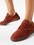 Gabriela Hearst Ohio Contrast-Stitching — Brown — Size US M 3.5 - US W 5 — Detail View