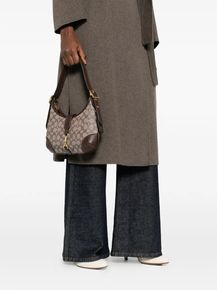 Coach Hamptonspatterned Buckle Shoulder Bag — Same as shown — Size One Size — Side View