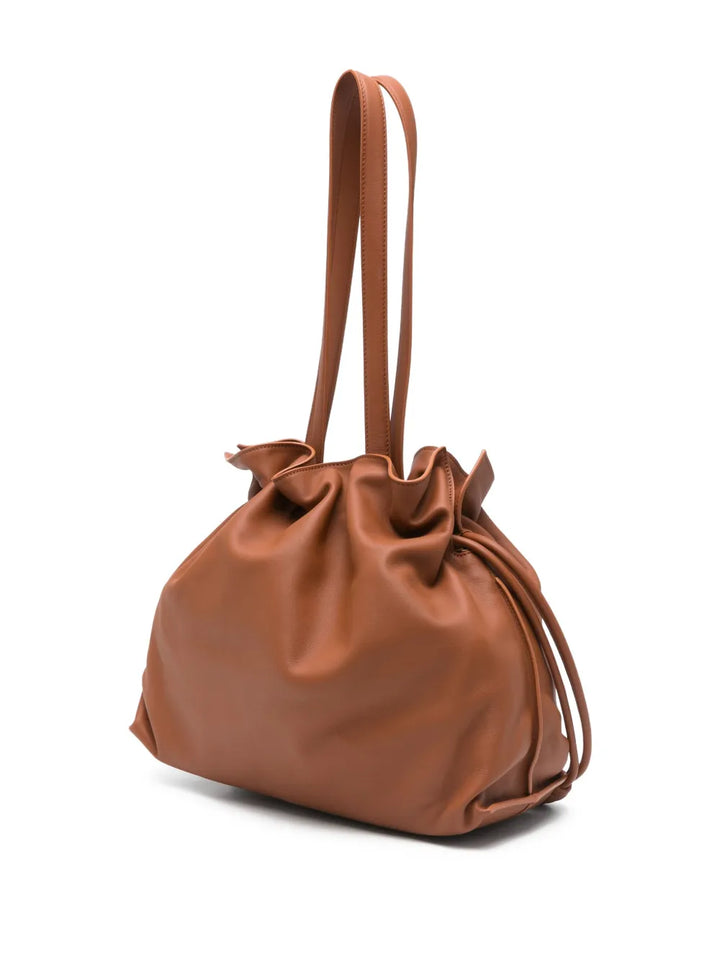 Loewe Flamenco Drawstring Shoulder Bag — Same as shown — Size One Size — Back View