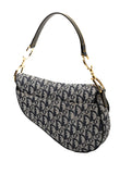 Christian Dior Pre Owned 2002 Diorissimo Canvas Saddle Bag Shoulder Bag — Same as shown — Size One Size — Back View