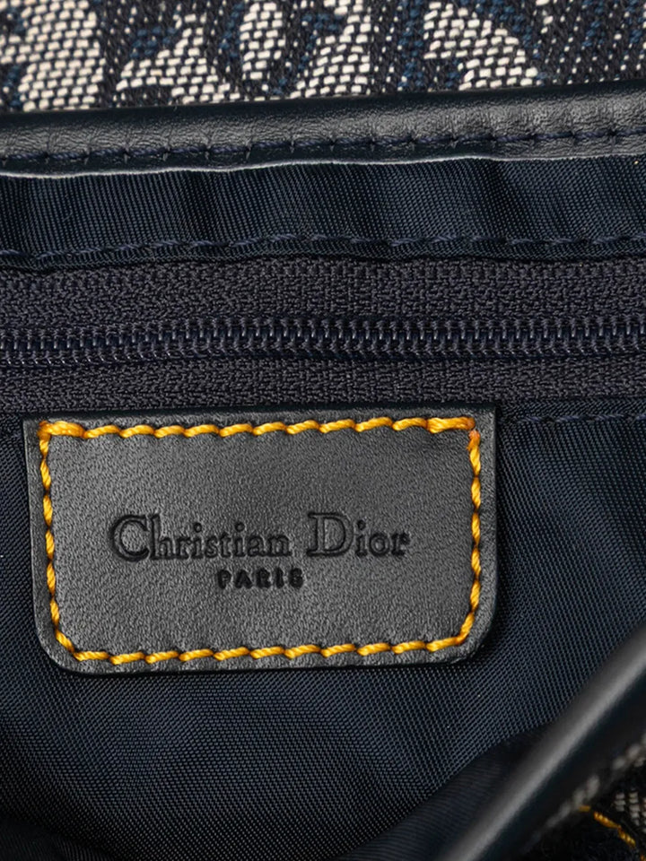 Christian Dior Pre Owned 2002 Diorissimo Canvas Saddle Bag Shoulder Bag — Same as shown — Size One Size — Lifestyle View