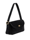 Sandro Le Mambo Suede Shoulder Bag — Same as shown — Size One Size — Side View