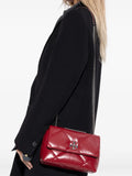 Tory Burch Quilted Design Logo Detail Chain Shouder Bag — Same as shown — Size One Size — Side View