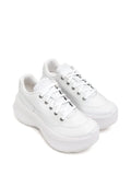 Comme Des Gar ns Salomon Leather Platform — White — Size US M 3.5 - US W 5 — Side View