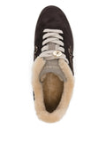 Premiata Suede — Brown — Size US M 3.5 - US W 5 — Top View