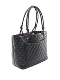 Chanel Pre Owned 2004 2005 Large Cambon Quilted Shoulder Bag — Same as shown — Size One Size — Side View