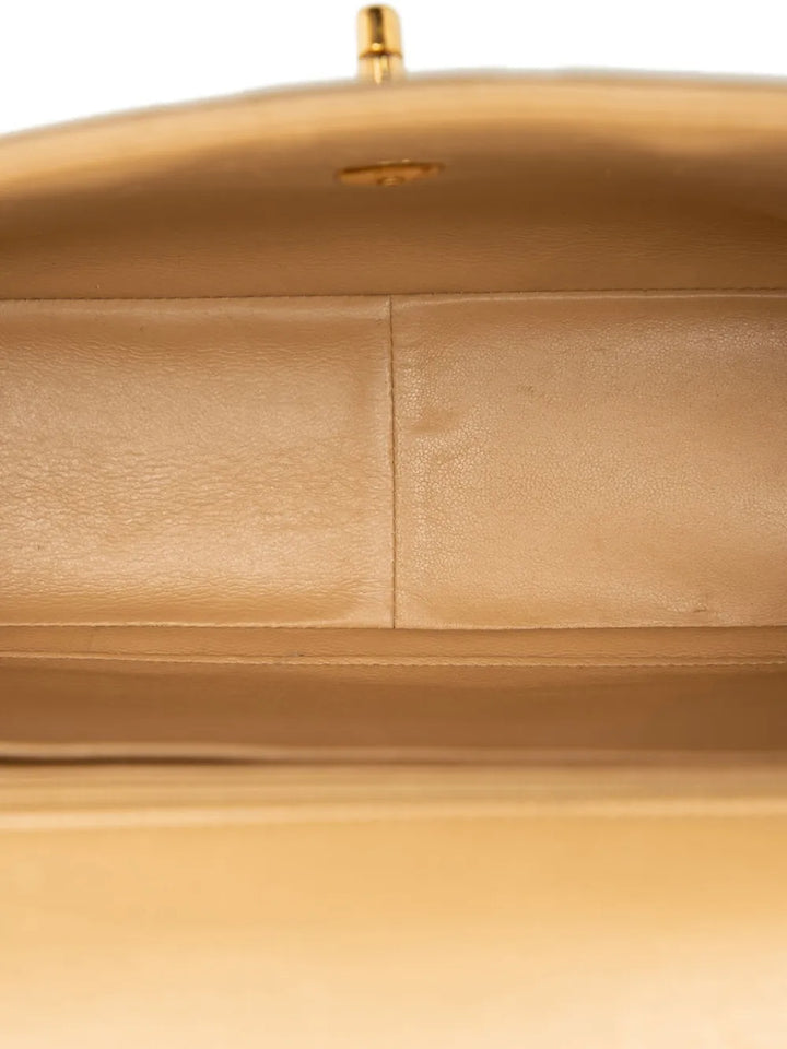 Chanel Pre Owned 1994 1996 Jumbo Xl Classic Lambskin Single Flap Shoulder Bag — Same as shown — Size One Size — Detail View