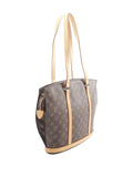 Louis Vuitton Pre Owned Large 2023 Babylon Monogram Canvas Shoulder Bag — Same as shown — Size One Size — Side View