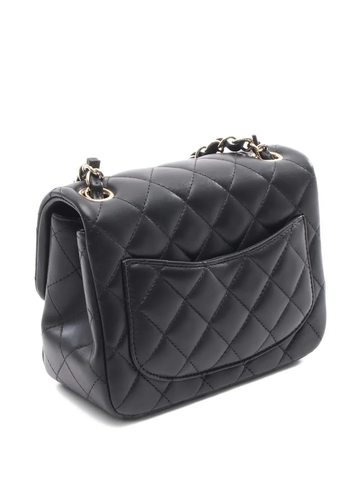 Chanel Pre Owned 2020 2021 Mini Classic Flap Matelasse Chain Shoulder Bag — Same as shown — Size One Size — Side View