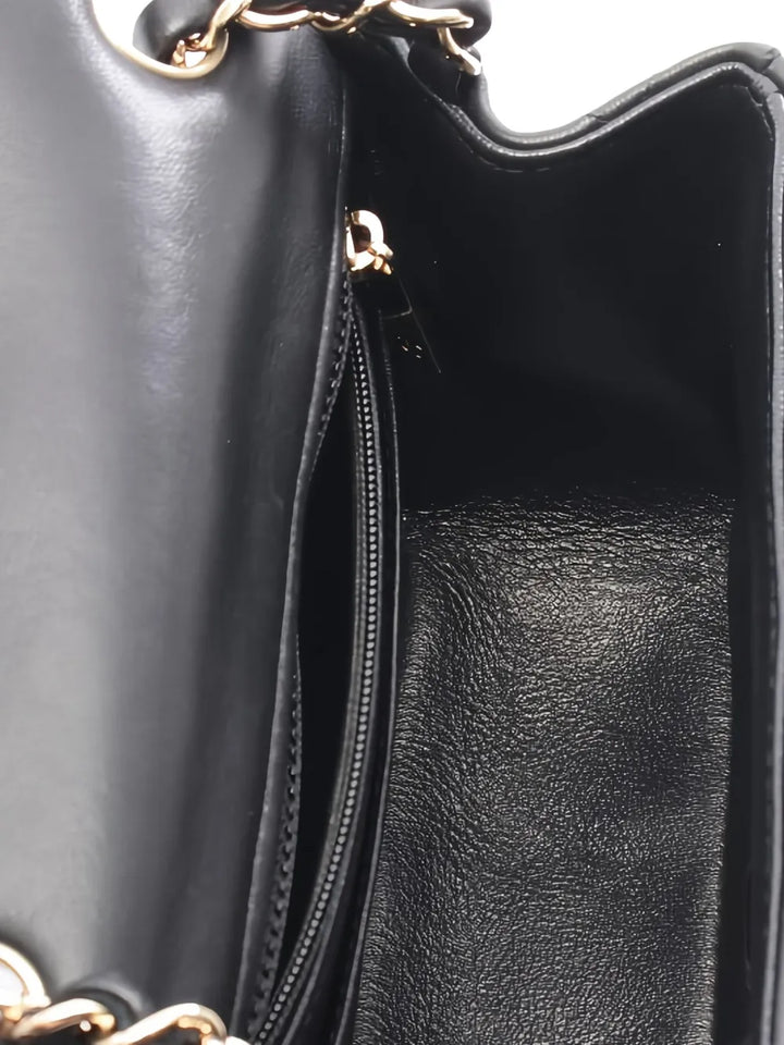 Chanel Pre Owned 2020 2021 Mini Classic Flap Matelasse Chain Shoulder Bag — Same as shown — Size One Size — Back View