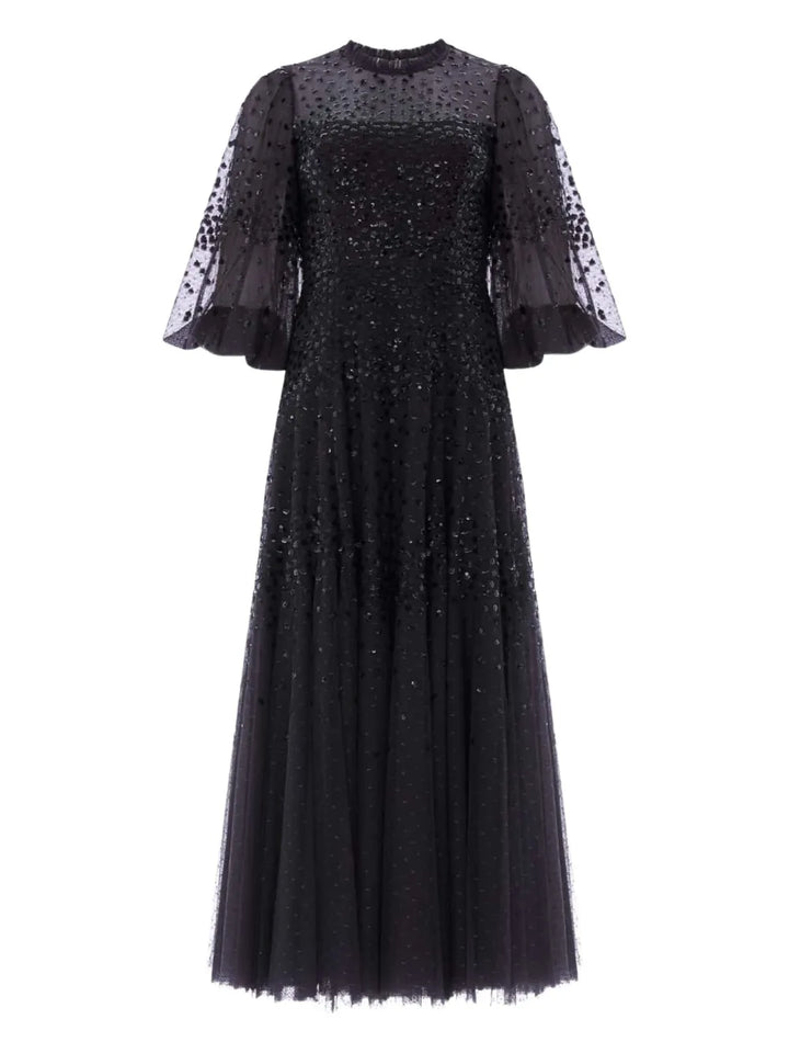 Needle Thread Sequin Embellishment Maxi Dress — Same as shown — Size S — Front View