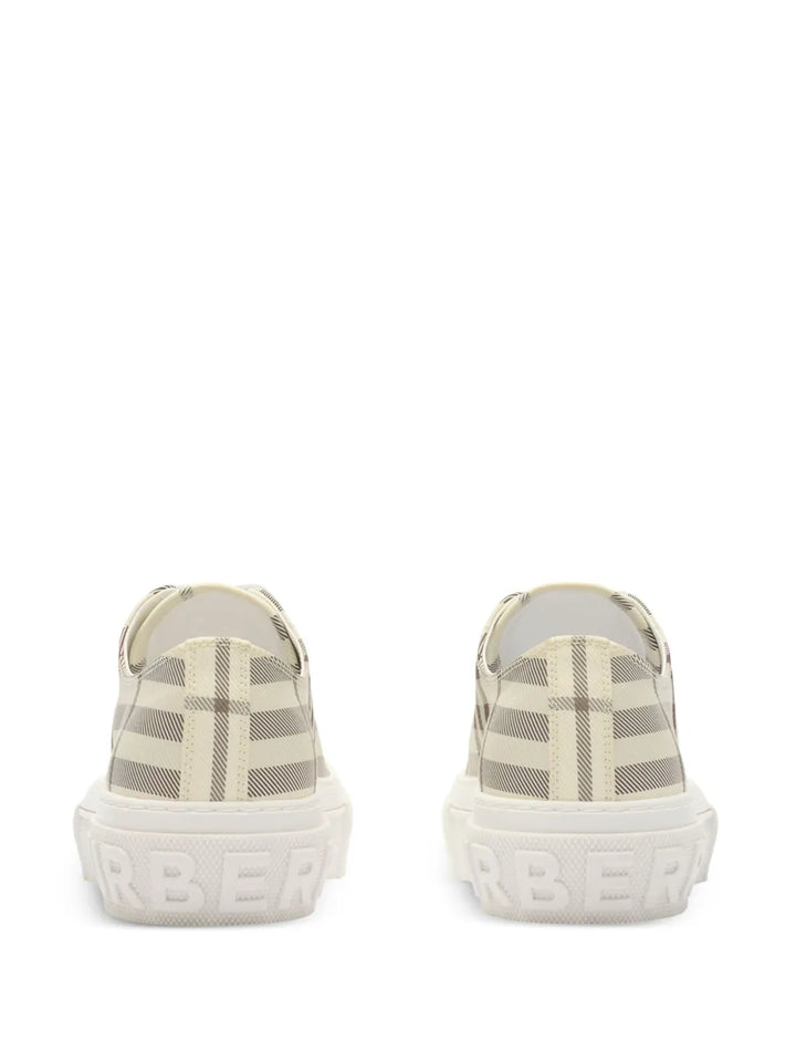 Burberry Check Embossed-Logo — Beige — Size US M 3.5 - US W 5 — Side View