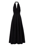 Staud Stella Maxi Dress — Black — Size S — Front View
