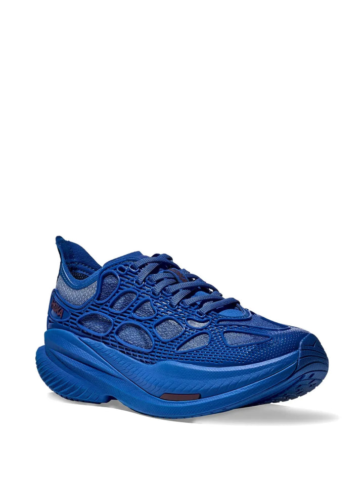 HOKA Mach X Caged — Blue — Size US M 3.5 - US W 5 — Side View