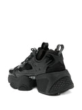 Noir Kei Ninomiya X Reebok Lace-Up Trainers — Black — Size US M 3.5 - US W 5 — Back View
