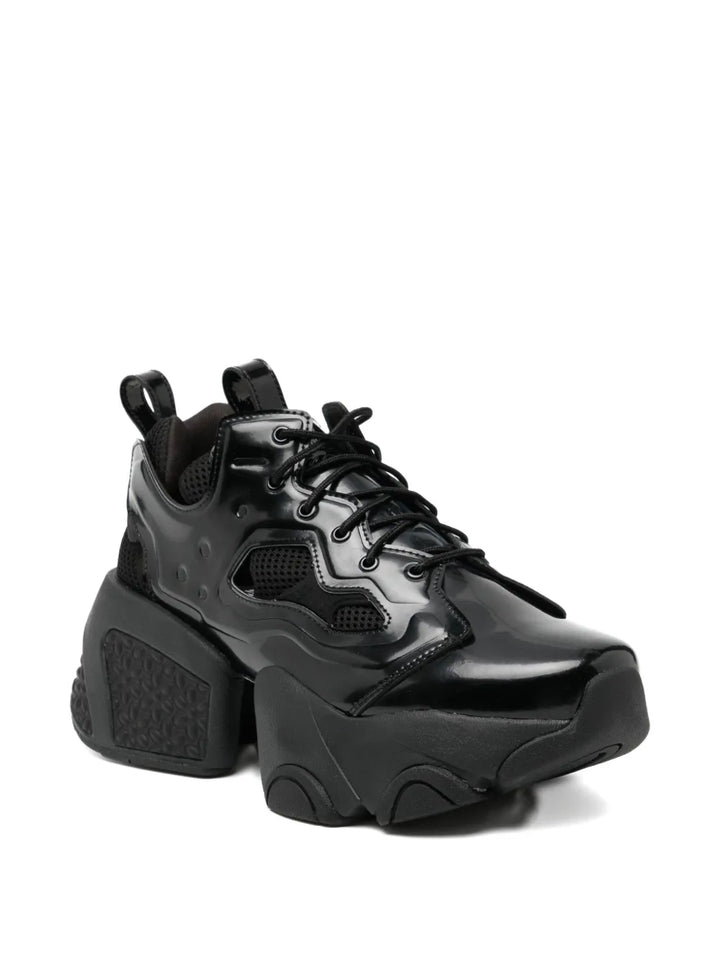 Noir Kei Ninomiya X Reebok Lace-Up Trainers — Black — Size US M 3.5 - US W 5 — Side View