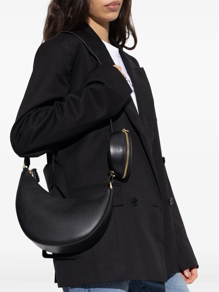 Kate Spade Duo Zip Leather Shoulder Bag — Same as shown — Size One Size — Side View