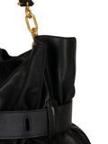Balmain Medium Anthem Belt Detail Shoulder Bag — Same as shown — Size One Size — Top View