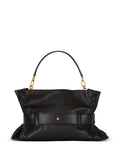 Balmain Medium Anthem Belt Detail Shoulder Bag — Same as shown — Size One Size — Back View