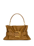 Balmain Medium Anthem Belt Detail Shoulder Bag — Same as shown — Size One Size — Front View