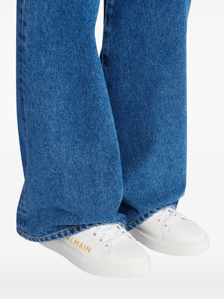 Balmain B-Court Lace-Up — White — Size US M 3.5 - US W 5 — Detail View