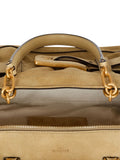 Balmain Anthem Suede Buckle Shoulder Bag — Same as shown — Size One Size — Top View